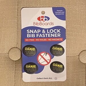 Bib Boards Snap & Lock Bib Fastener